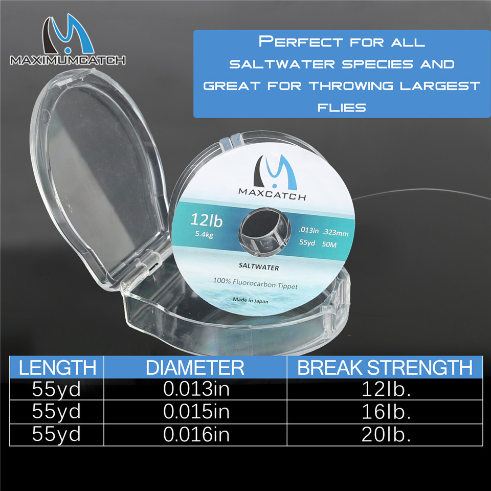 Fluorocarbon Line - Maximumcatch 100% linha de pesca tippet
