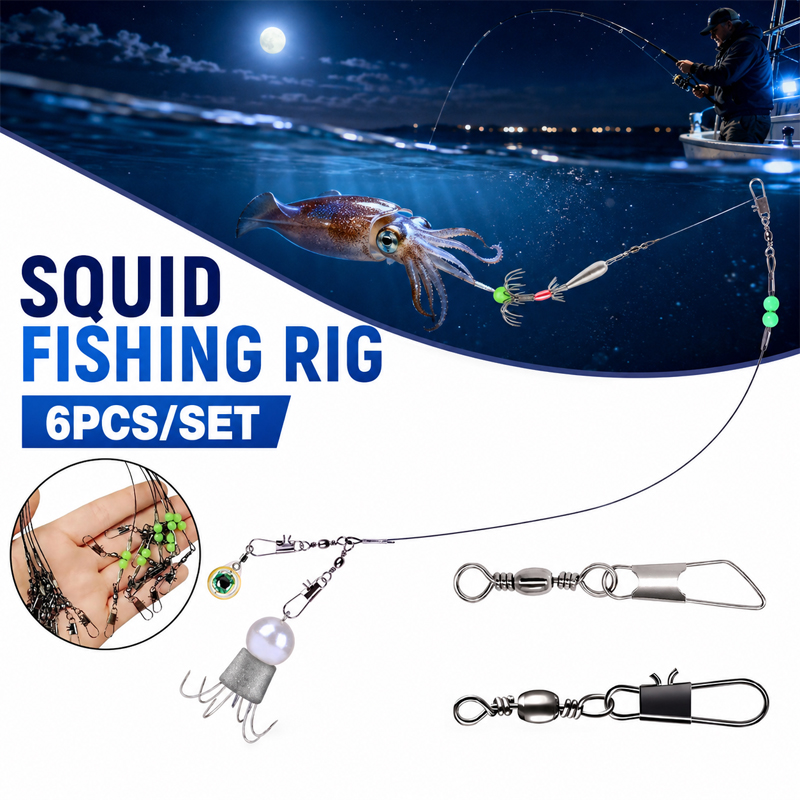 Leader Line - 6 peças de equipamento de pesca