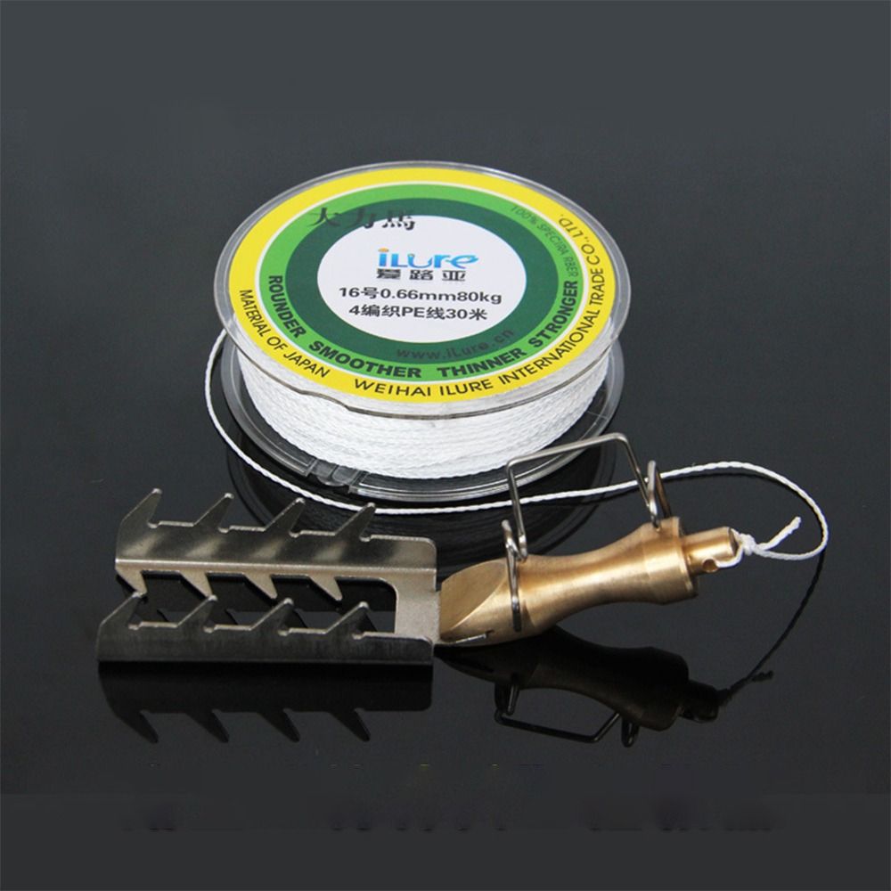 Monofilament Line - Aço inoxidável Resgate Hard Bait Equipamento,