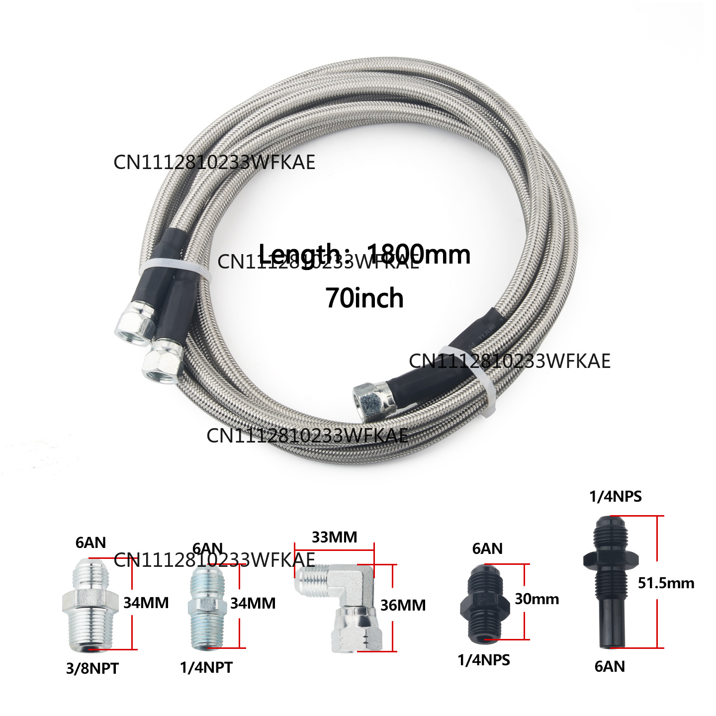 Kit de Mangueiras de Transmiss - Braided Line avaliação e preço