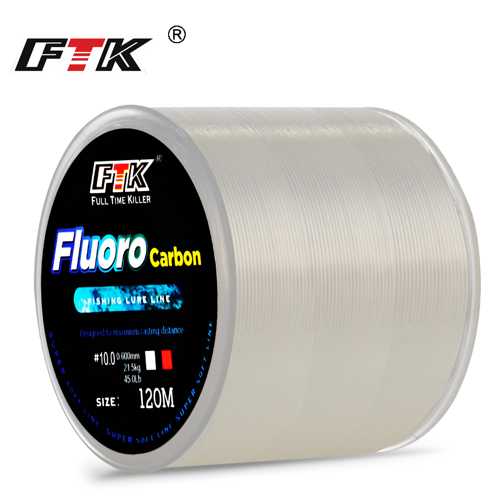 Linha de pesca de ftk 120m líd - Fluorocarbon Line avaliação e preço
